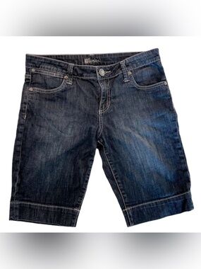 Kut from the Kloth Denim Jean Dark Wash Shorts Jorts Size 4